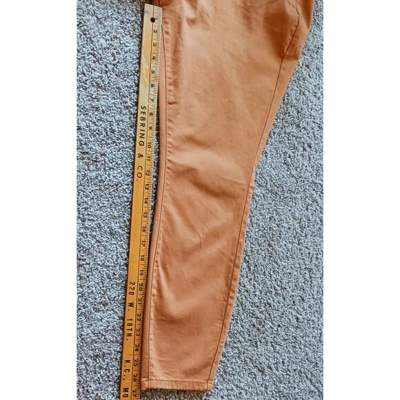 Diane Gilman HSN Infinity Stretch Camel Jeans Women's Size 16W-18W-20W - Picture 5 of 8